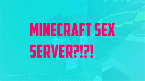 sex minecraft server|Minecraft Adult Server List 